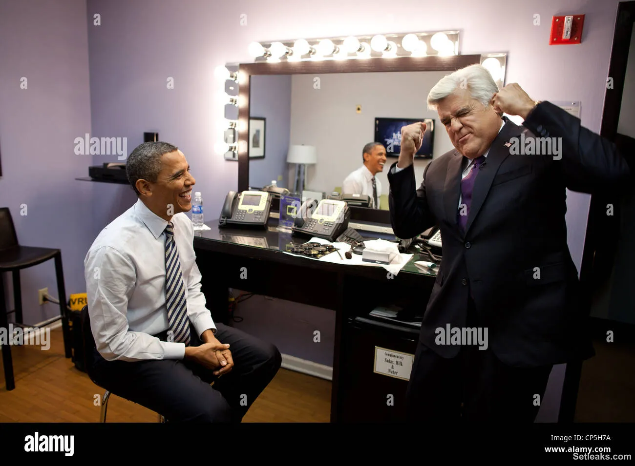 On set — The Tonight Show with Jay Leno