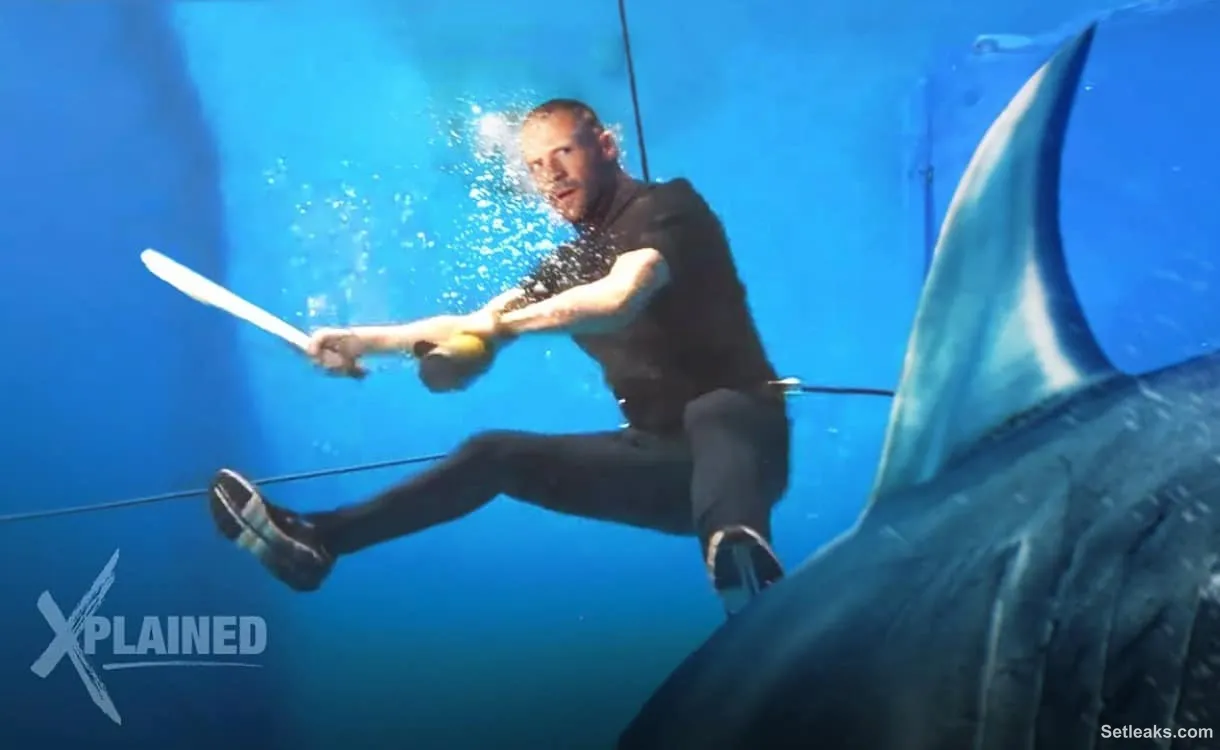 Behind the scenes of the crazy underwater stunts in Meg 2
